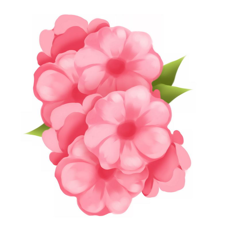 盛开的粉色桃花水彩画9172479图片免抠素材 生物自然-第1张