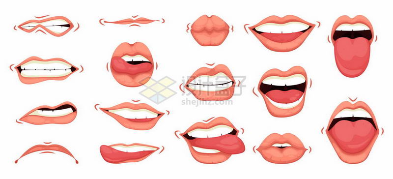 嘴巴的种类图片
