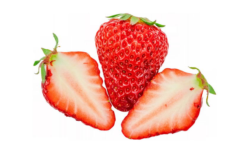 切开的草莓美味水果6965462png图片免抠素材 生活素材-第1张