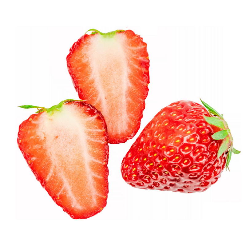 切开的草莓美味水果7851409png图片免抠素材