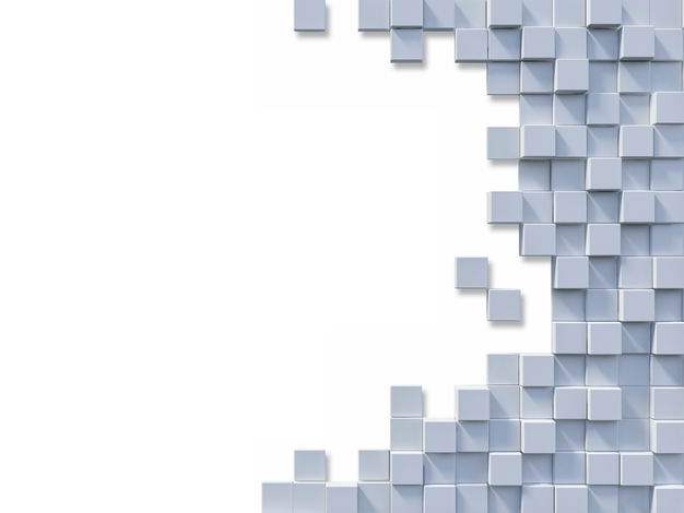 灰色3d立体方块组成的背景图632免抠图片素材 设计盒子