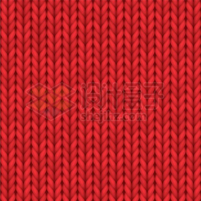 红色毛线衣纹理底纹花纹背景6933247矢量图片免抠素材 材质纹理贴图-第1张
