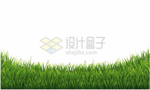 弧形绿油油的青草地草坪装饰8150079矢量图片免抠素材 生物自然-第1张