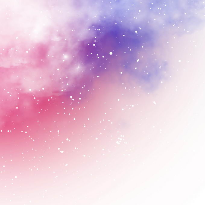 绚丽的粉色紫色星空星云装饰效果4720773矢量图片免抠素材 漂浮元素-第1张