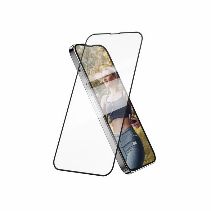 Iphone 13苹果手机钢化玻璃膜png免抠图片素材 设计盒子