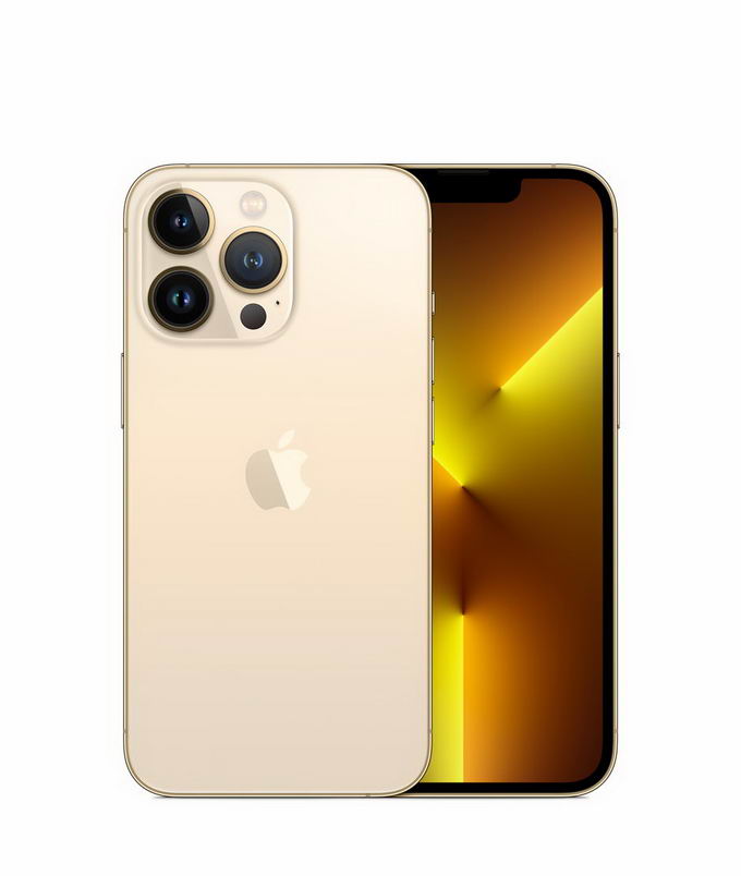 金色iphone13promax苹果手机正反面5862146png免抠图片素材