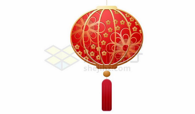 一个新年春节喜庆大红灯笼装饰图案8003758矢量图片免抠素材 节日素材-第1张