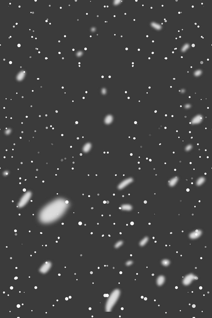 白色斑点雪花飘舞效果6813566免抠图片素材 漂浮元素-第1张