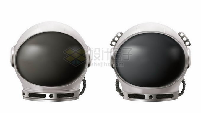 2款潜水服或宇航服密封头盔5509272矢量图片免抠素材 军事科幻-第1张