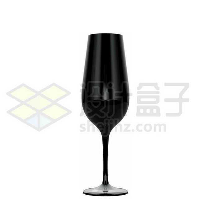 一个黑色的高脚杯酒杯3D模型2618033图片免抠素材