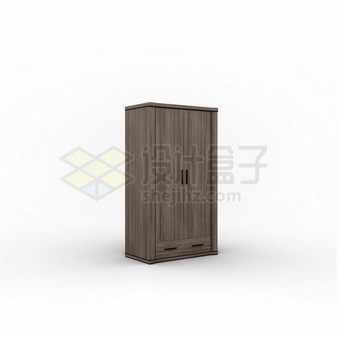 一款木制衣柜卧室收纳家具3D模型1578750PSD免抠图片素材 建筑装修-第1张