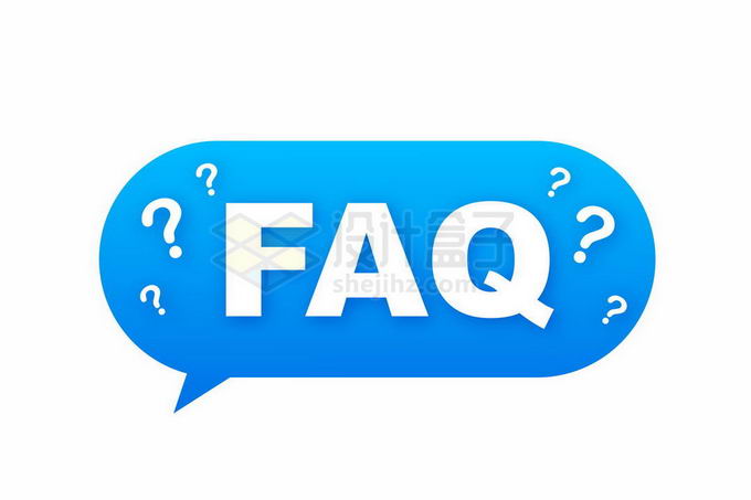 FAQ问答系统按钮4889759矢量图片免抠素材 按钮元素-第1张