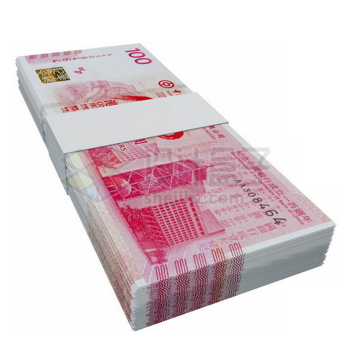 一沓整齐的100港元一万元港币钞票纸币纪念币9477751免抠图片素材 金融理财-第1张