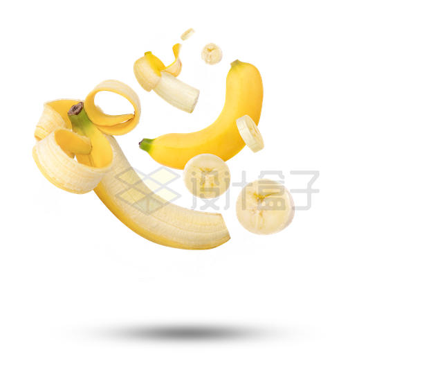 切片的香蕉美味水果2738716PSD免抠图片素材 生活素材-第1张