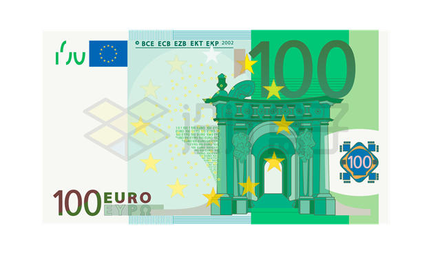 100元欧元纸币钞票欧盟货币7784699矢量图片免抠素材 金融理财-第1张