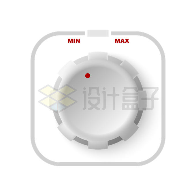  3D style round knob adjustment button 5735948 vector picture cut free material button element - page 1