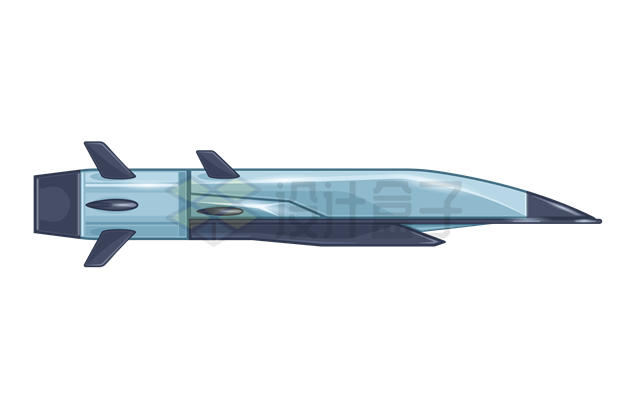 一款高超音速飞行器导弹侧面图1554784矢量图片免抠素材 军事科幻-第1张