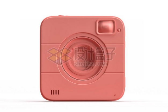 3D立体粉色照相机拍照模型6491273图片免抠素材
