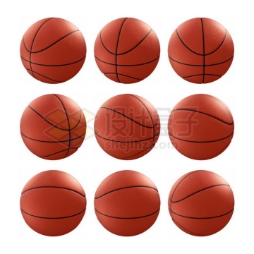9款3D篮球9262638图片免抠素材