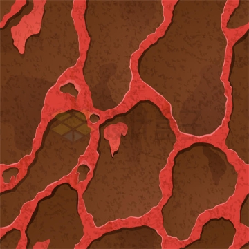 火红色的火山岩岩浆纹理背景9316555矢量图片免抠素材