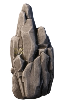 一块体型巨大的石头石块山石3D模型5284463PSD免抠图片素材
