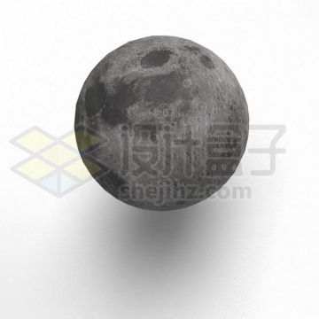 逼真的3D立体月球9725702PSD免抠图片素材