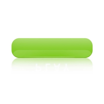 带倒影的绿色水晶按钮7325622免抠图片素材免费下载
