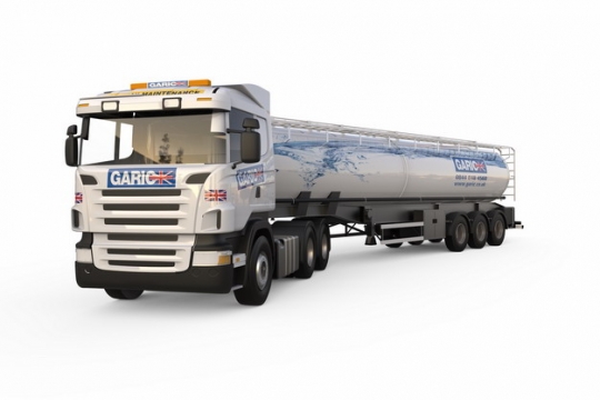 白色槽罐车油罐车危险品运输卡车特种运输车676045png图片素材