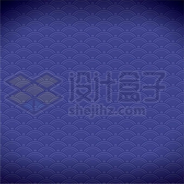 中国风紫色波浪半圆形中式云纹底纹背景图案7278466矢量图片免抠素材