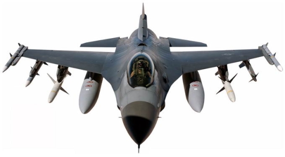 挂载导弹和副油箱的F16战斗机3249738png免抠图片素材