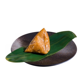 端午节盘子里粽叶上的肉粽子传统美味美食1391443png免抠图片素材