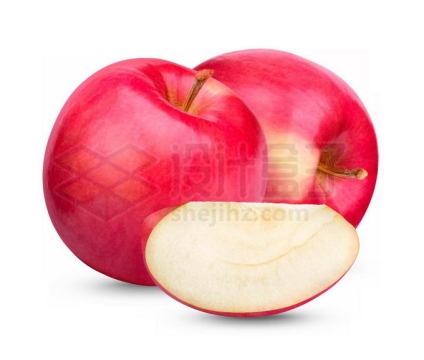 红苹果和切开的苹果美味水果9895465免抠图片素材免费下载