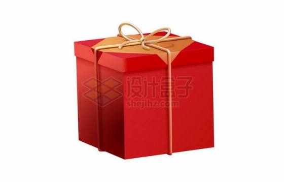 3D风格红色礼物盒新年春节礼品盒3733096矢量图片免抠素材
