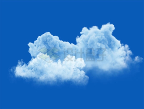 一大朵逼真的云朵白云效果4131343PSD免抠图片素材