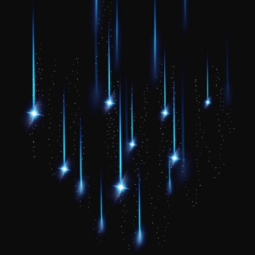 夜晚星空中的星轨流星效果快速飞行的光效果6405930图片免抠素材免费下载