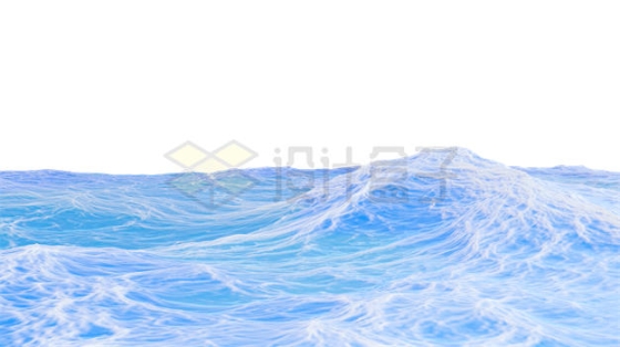 惊涛骇浪的蓝色海水海洋风景3898621PSD免抠图片素材