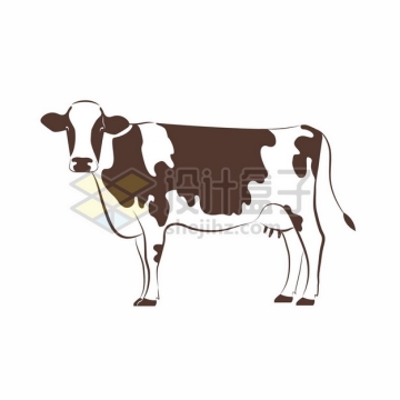 一头奶牛家畜动物4355971矢量图片免抠素材