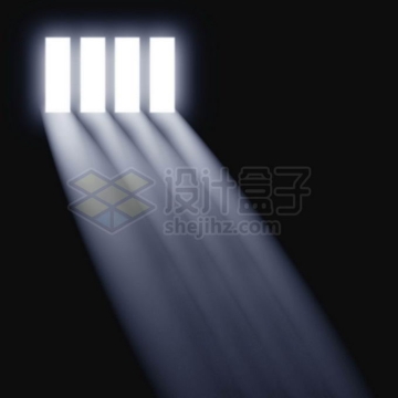 监狱窗户阳光照射效果4061852免抠图片素材