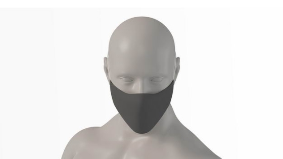 塑料模特人体戴口罩正面4318197图片素材