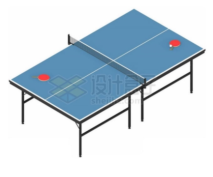 一张乒乓球桌子体育用品6554200PSD免抠图片素材