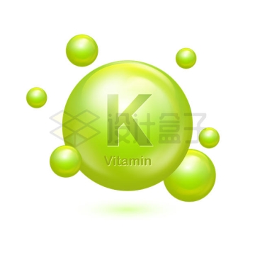 维生素K凝血维生素绿色液滴8235212矢量图片免抠素材