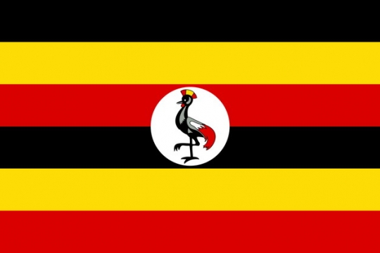 标准版乌干达国旗图片素材