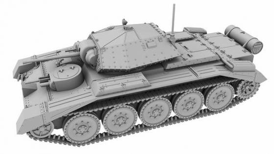 一辆二战坦克3D模型779769png图片免抠素材