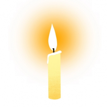 一根米黄色的蜡烛2705918png图片素材