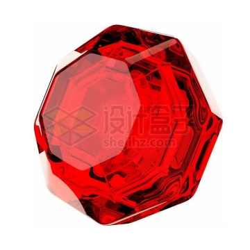 红色的钻石宝石6532268PSD免抠图片素材