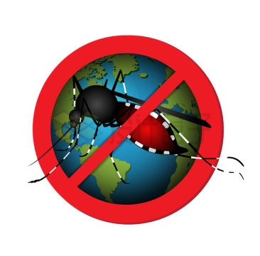禁止蚊子灭蚊标志2783595矢量图片免抠素材