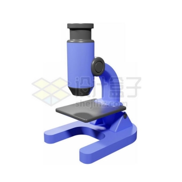 3D紫色显微镜模型6705913图片免抠素材