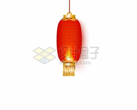 椭圆形的中国红灯笼3999338矢量图片免抠素材