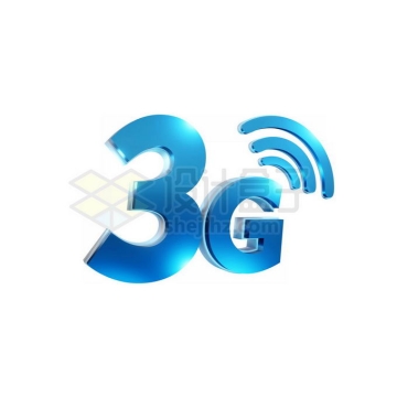 蓝色3D风格3G网络立体字体1821597图片免抠素材