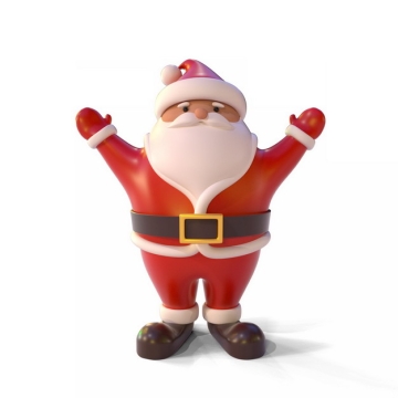 3D立体卡通圣诞老人玩偶812278png图片素材